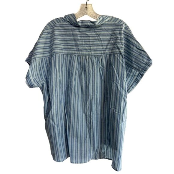 Patagonia Lightweight A/C Shirt 52960 Good Times Steam Blue Stripe Women's XL - Picture 2 of 7